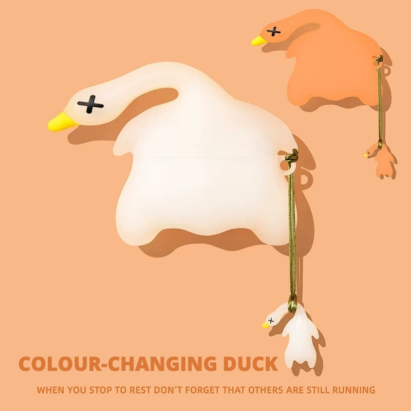 Colour-Changing Duck AirPods Case for AirPods Pro 3, Pro 2, Pro, 5, 4 & more