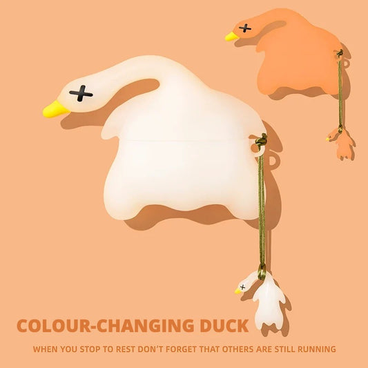 Colour-Changing Duck AirPods Case for AirPods Pro 3, Pro 2, Pro, 5, 4 & more