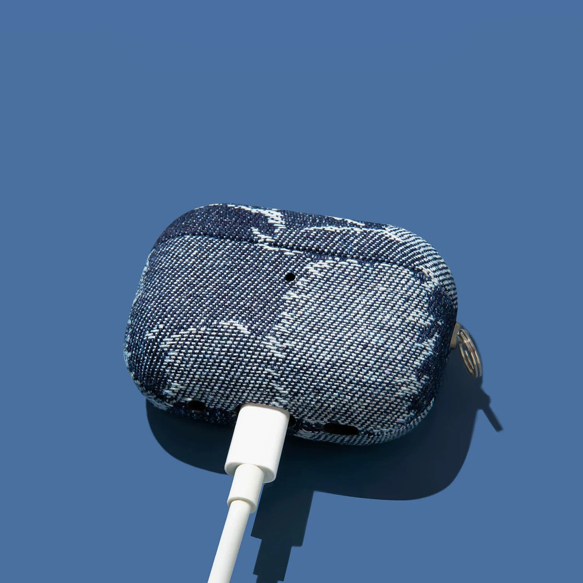 Denim AirPods Case – detail view