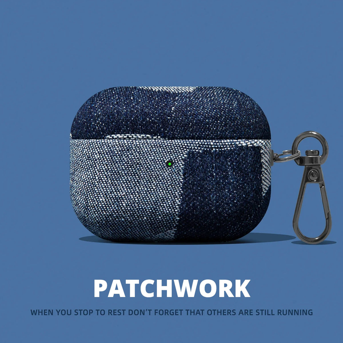 Denim AirPods Case – Patchwork