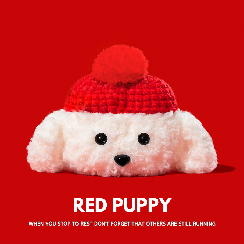 Red Puppy AirPods Case