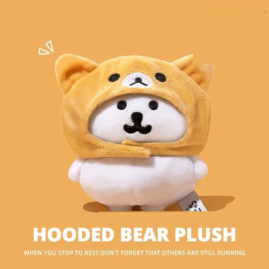 Hooded Bear Plush AirPods Case for AirPods Pro 3, Pro 2, Pro, 5, 4 & more