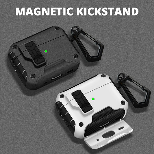Magnetic Kickstand AirPods Case for AirPods Pro 3, Pro 2, Pro, 5 & 4