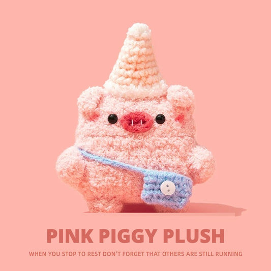 Pink Piggy Plush AirPods Case for AirPods Pro 3, Pro 2, Pro, 5, 4 & more