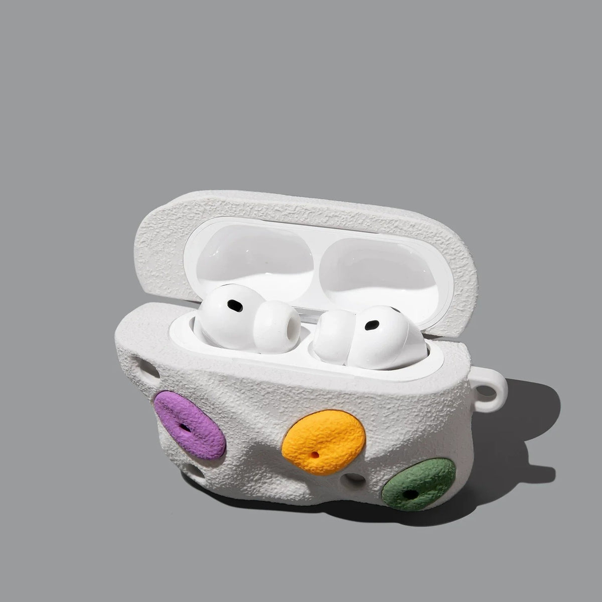 Rock Climbing Wall AirPods Case – detail view
