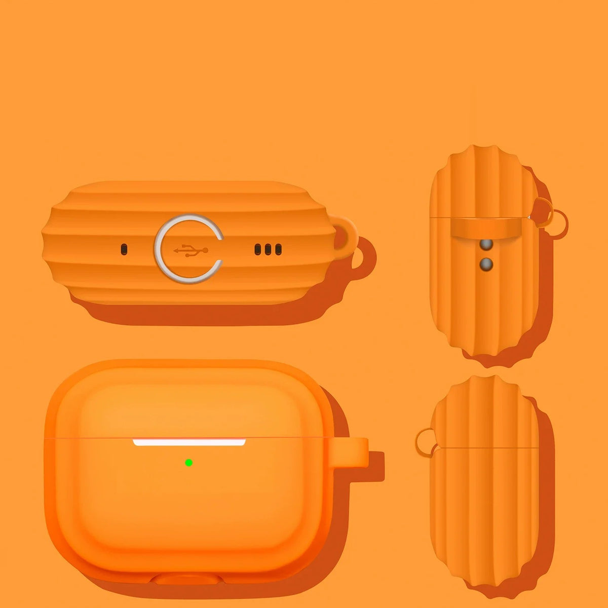 Soft Silicone AirPods Case – detail view