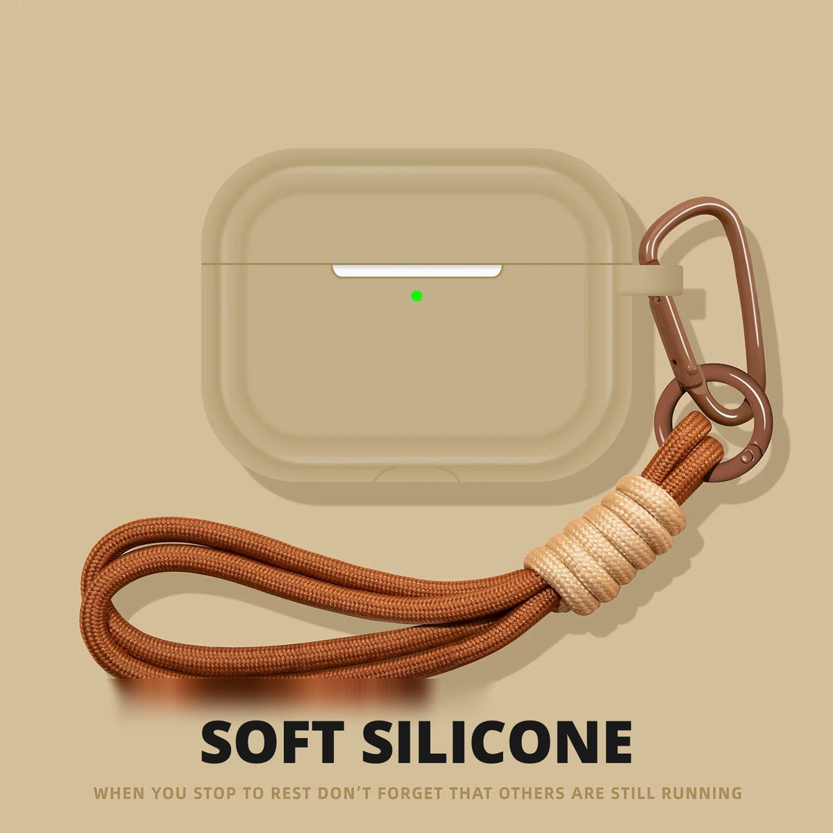 Soft Silicone AirPods Case – detail view